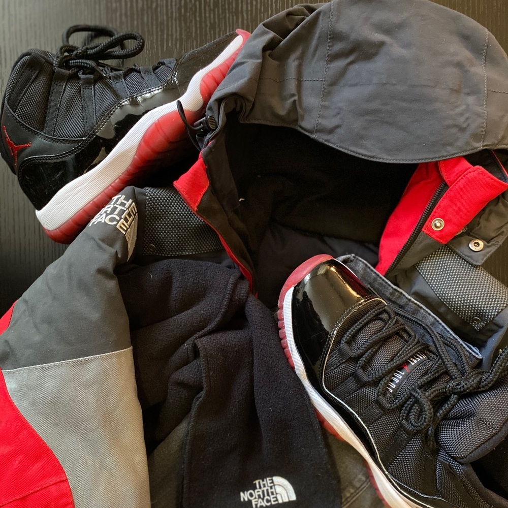 “North face” Steep Tech Jacket -“Red, black,white”